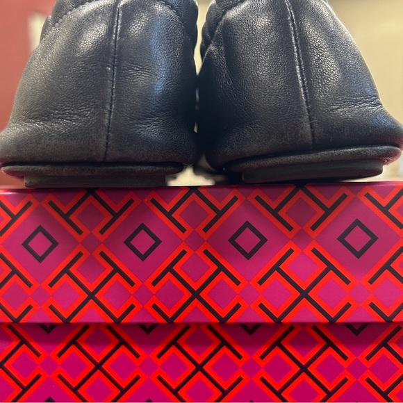 Tory Burch Minnie Flats in Navy - Picture 6 of 15